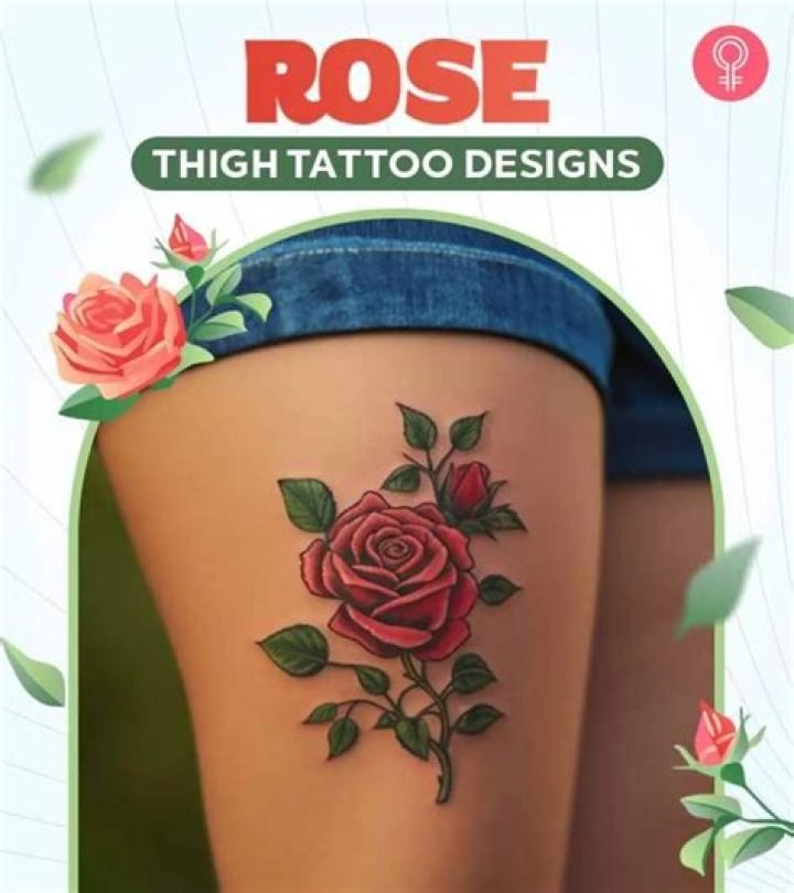 Unveil The Enchanting World Of Flower Thigh Tattoos For Women